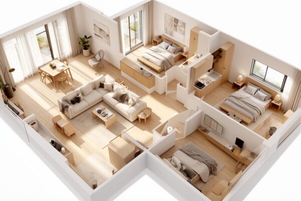 Appartement de 4 pièces : tout savoir sur les types T4 et F4 avant d&rsquo;aménager